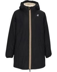 K-Way - Le Vrai 4.0 Hooded Logo-Patch Jacket - Lyst