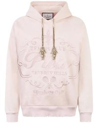 Philipp Plein - Crystal-Embellished Logo-Embroidered Hoodie - Lyst