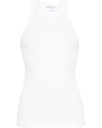 James Perse - Round-neck Ribbed-knit Tank Top - Lyst
