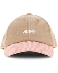 Autry - Logo-Embroidered Corduroy-Brim Baseball Cap - Lyst