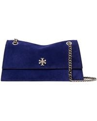 Tory Burch - Kira Turnlock スエード ショルダーバッグ - Lyst