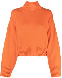 Fabiana Filippi - High-Neck Ribbed-Knit Jumper - Lyst