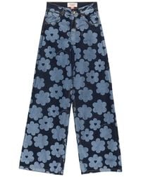 ALESSANDRO ENRIQUEZ - Floral-Print Jeans - Lyst