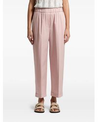 Peserico - Elasticated-Waist Trousers - Lyst