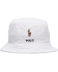 Polo Ralph Lauren Cappello bucket - Bianco
