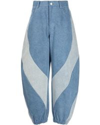 CROQUIS - Two-Tone Baggy Jeans - Lyst