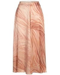 Kiton - Maxi-Rok Met Abstracte Print - Lyst