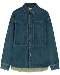 Jil Sander - ロングスリーブ デニムシャツ - Lyst