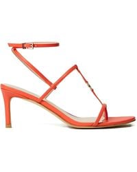 Twinset - Logo-detail High-heel Sandals - Lyst