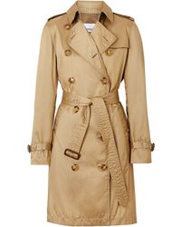 Burberry Detachable Hood Trench Coat - Brown