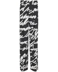 Balmain - Love Letter Hose Mit Falten - Lyst