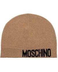 Moschino - Logo-Detail Beanie Hat - Lyst