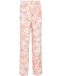 Palm Angels - Palms-Print Wide-Leg Trousers - Lyst