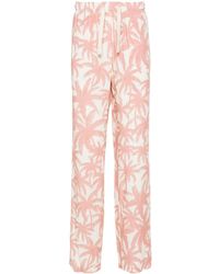 Palm Angels - Palms-Print Wide-Leg Trousers - Lyst