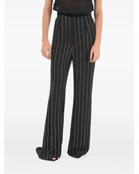 Philipp Plein - Crystal-Embellished Palazzo Pants - Lyst