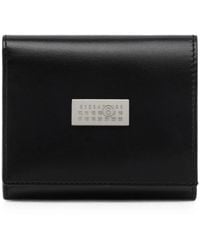 MM6 by Maison Margiela - Leather Tri-Fold Wallet - Lyst