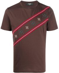 fendi box logo t shirt