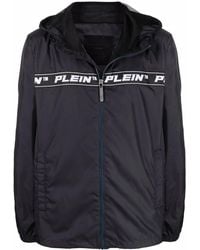 Philipp Plein - Logo-Print Windbreaker - Lyst