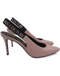 Versace Jeans Couture - Logo-Slingback Pumps - Lyst
