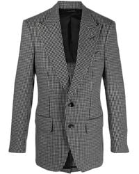 Tom Ford - Atticus Houndstooth Wool-Blend Blazer - Lyst