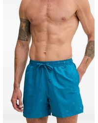Nike - Logo-Embroidered Drawstring Swim Shorts - Lyst