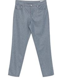 Brunello Cucinelli - Pantalones de lana de - Lyst