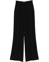 Elisabetta Franchi - Pleated Wide-Leg Trousers - Lyst