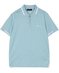 Belstaff - Logo-Print Cotton Polo Shirt - Lyst