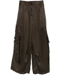 Isabel Benenato - Satin Cargo Pants - Lyst