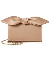 Aquazzura - Bow Tie Mini Clutch Bag - Lyst