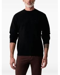 Lindbergh - Embroidered-Logo Crew-Neck Wool Sweater - Lyst
