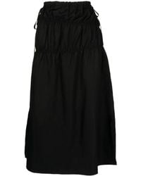 Goen.J - Midi Ruched Straight Skirt - Lyst