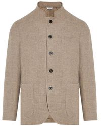 Boglioli - Mandarin-Collar Button-Up Jacket - Lyst