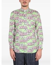 Comme des Garçons - X Kaws Graphic-Print Shirt - Lyst