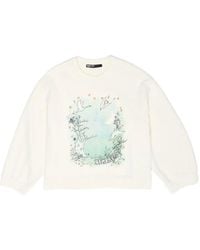 Bimba Y Lola - Sweatshirt mit Schwan-Print - Lyst
