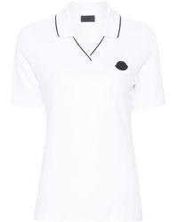 Moncler - Logo-Appliqué Polo Shirt - Lyst