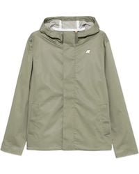 K-Way - Jacko Hooded Logo-Patch Jacket - Lyst