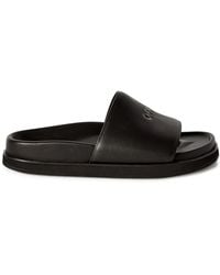 Off-White c/o Virgil Abloh - ロゴ レザーサンダル - Lyst