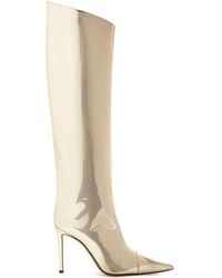 Alexandre Vauthier - 105Mm Metallic Knee-High Boots - Lyst