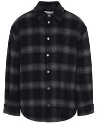 Off-White c/o Virgil Abloh - Check-Pattern Wool Jacket - Lyst