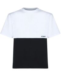 K-Way - Solo Colourblock T-Shirt - Lyst