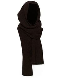 Gestuz - Écharpe-Capuche Alpha En Maille - Lyst