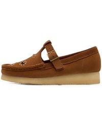 Clarks - Wallabee T-Bar Loafers - Lyst