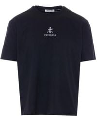 Premiata - Logo-Print Crewneck T-Shirt - Lyst