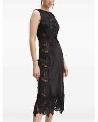 Bardot - Abito Midi Con Applicazione - Lyst
