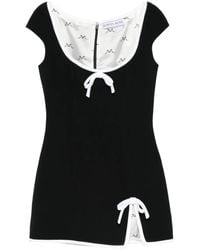 ROWEN ROSE - Minikleid mit Schleife - Lyst