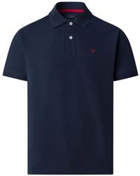 Hackett - Polo Con Logo Ricamato - Lyst