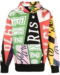 KENZO - Multicolored Oversized Hoodie For - Lyst