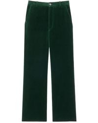 Saint Laurent - Pantalon Velours Coton Vintage - Lyst