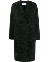 Harris Wharf London Manteau en maille à paillettes - Bleu